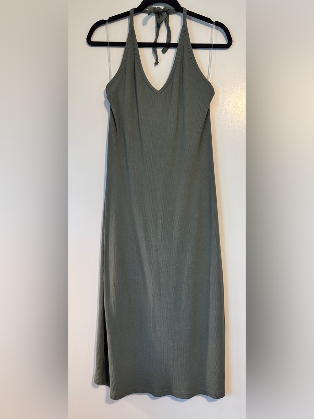 NWOT Gap Ribbed Halter Dress size large